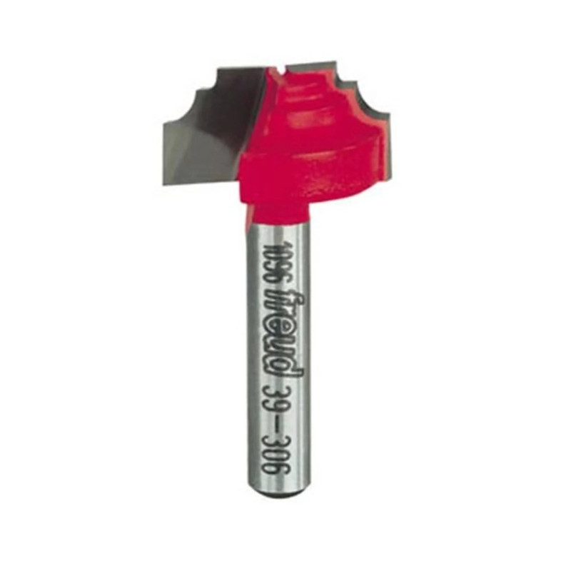 39-306 Classical Beading Groove Router Bit 1/4" SH 7/8" D 29/64" CL 1/8" R